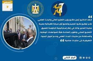 حصاد أنشطة وزارة التعليم العالي...