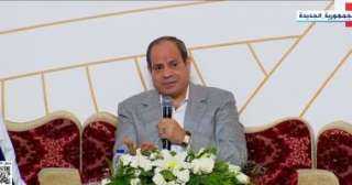الرئيس السيسي: ”لا يوجد شهادة...