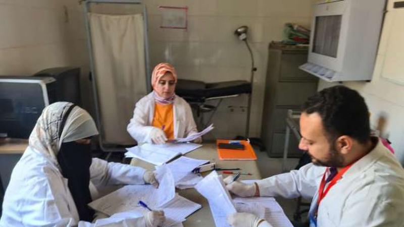 قافلة طبية في البحيرة
