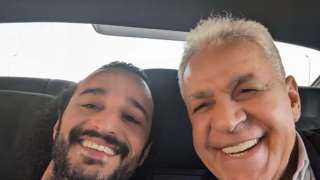 حمدين صباحي برفقة أحمد دومة...