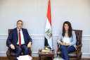 وزيرة التعاون الدولي تلتقي السفير...