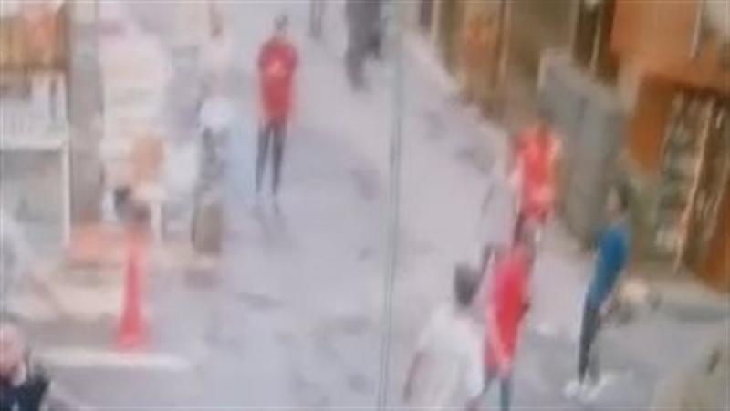 جانب من المشاجرة