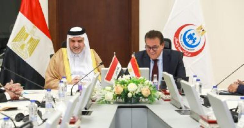 وزير الصحة يستقبل رئيس لجنة مكافحة المخدرات بمجلس النواب العراقى