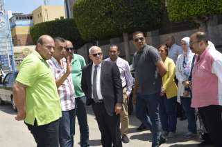 محافظ بورسعيد يتفقد أعمال تطوير...