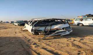 إصابة 20 شخصًا فى حادث...