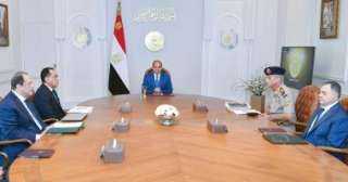 الرئيس السيسى يجتمع برئيس الوزراء...