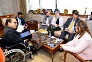 وزيرة الهجرة تستقبل سفير نيبال...