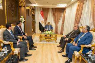 وزير الإنتاج الحربي يستقبل مسؤول...