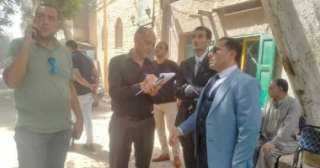 النيابة الإدارية تعاين موقع حريق...