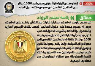 الحكومة تنفى إصدار مجلس الوزراء...