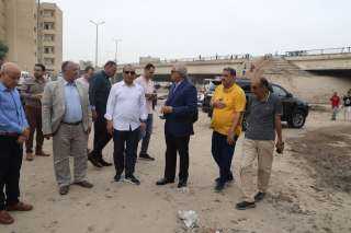 محافظ الجيزة يتفقد مراحل العمل...