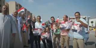 بالفيديو.. احتشاد أهالى بنى سويف...