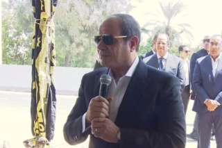 الرئيس السيسي : لا أحد...