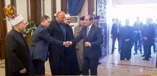 الرئيس السيسي يصل مقر احتفال...