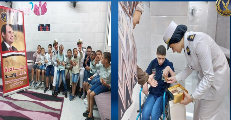 وزارة الداخلية تشارك نزلاء دور رعاية الأيتام وذوى القدرات الخاصة والمسنين بمحافظتى القاهرة والجيزة الإحتفال بذكرى المولد النبوى الشريف
