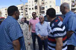 محافظ بورسعيد يتفقد منطقة فاطمة...