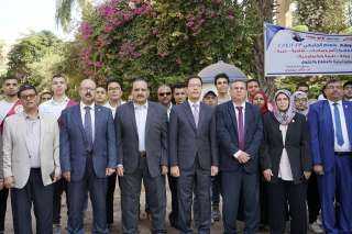 رئيس جامعة بنها يشهد أداء...