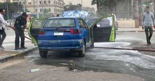 السيطرة على حريق اشتعل فى...