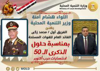 وزير التنمية المحلية يهنئ وزير...