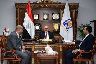 خلال استقباله وكيل وزارة الصحة.....