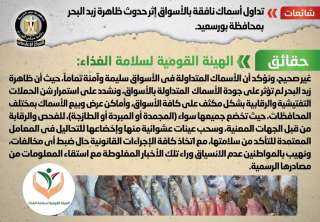 الحكومة تنفى تداول أسماك نافقة...