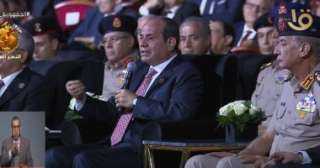 الرئيس السيسى: الجيش المصرى تمكن...