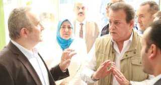 وزير الصحة يتفقد موقع إنشاء...