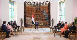 الرئيس السيسى يستقبل مدير عام...
