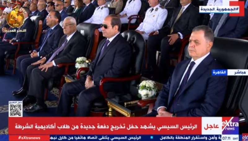 بث مباشر.. بدء احتفالية تخرج دفعة جديدة من طلاب أكاديمية الشرطة بحضور الرئيس السيسي