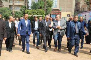محافظ الجيزة يتفقد مدارس الحوامدية...