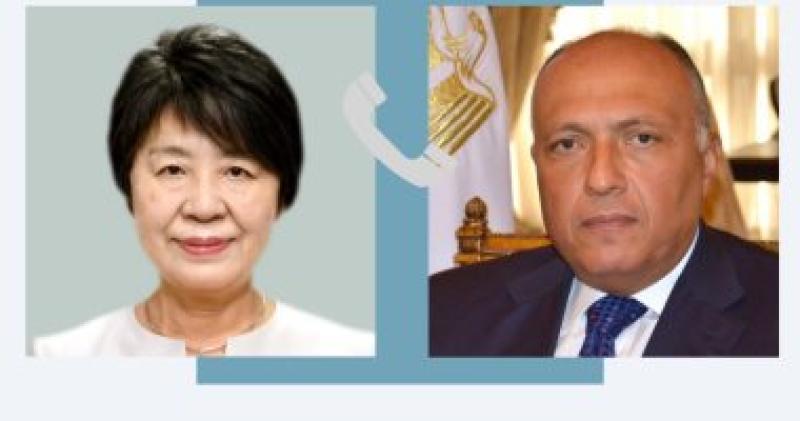الوزير شكري ووزيرة خارجية اليابان