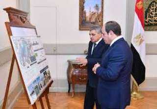 الرئيس السيسى يجتمع مع الفريق...