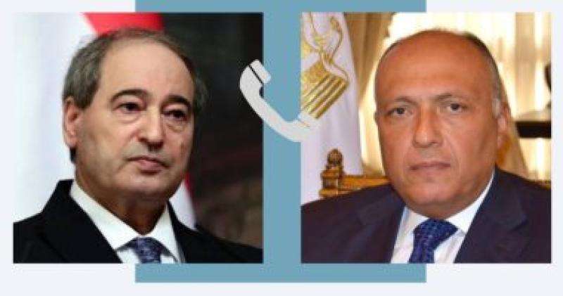 سامح شكري ونظيره السوري