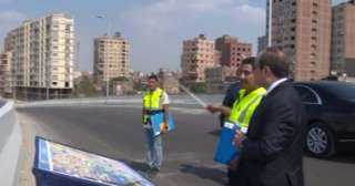 الرئيس السيسى يتفقد المحاور الرئيسية...