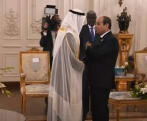 بالفيديو.. الرئيس السيسي يستقبل محمد...