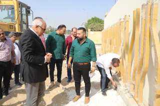 محافظ الجيزة يتابع تقدم أعمال...
