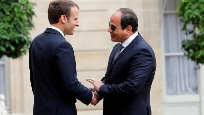 ماكرون والسيسي
