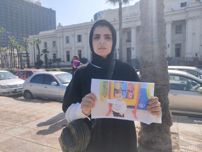 والدة الطفل أيوب