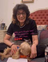 سماح أنور تنشر فيديو من...