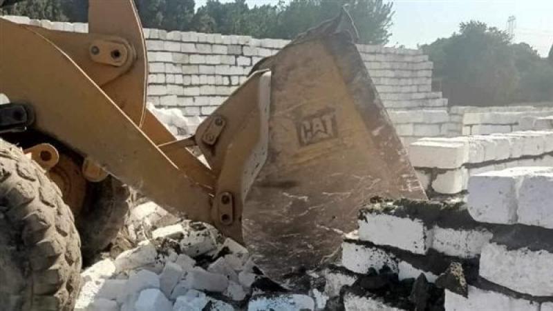 حملات إزالة تعديات بالمنيا