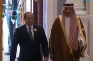 الرئيس السيسى يصل مقر انعقاد...