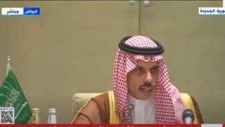 وزير الخارجية السعودي يوضح إمكانية...
