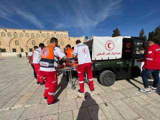 الهلال الأحمر الفلسطيني: خروج مستشفى...