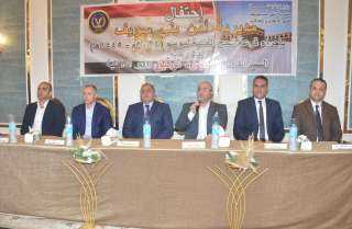 محافظ بني سويف ومدير الأمن...