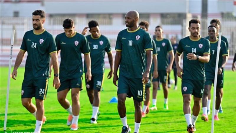 فريق الزمالك في مران سابق