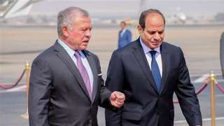 الرئيس السيسي يستقبل ملك الأردن...