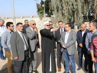 رئيس جامعة الأزهر يتفقد أعمال...