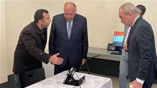 سامح شكري يتفقد استعدادات سفارة...