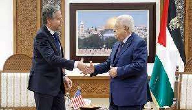 الرئيس الفلسطيني وبلينكن
