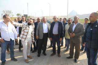 محافظ الجيزة يتفقد أعمال التطوير...